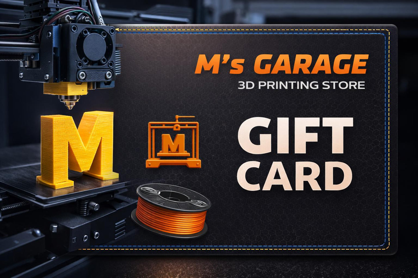 M's Garage 3D Printing GIFT CARD